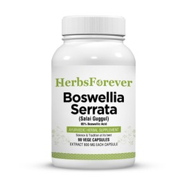 Herbsforever Boswellia 800mg – 90 Veg Capsules | 65% Boswellic Acid | Ayurvedic Herbal Supplement for Joint Flexibility, Mobility, Comfort & Active Lifestyle Support