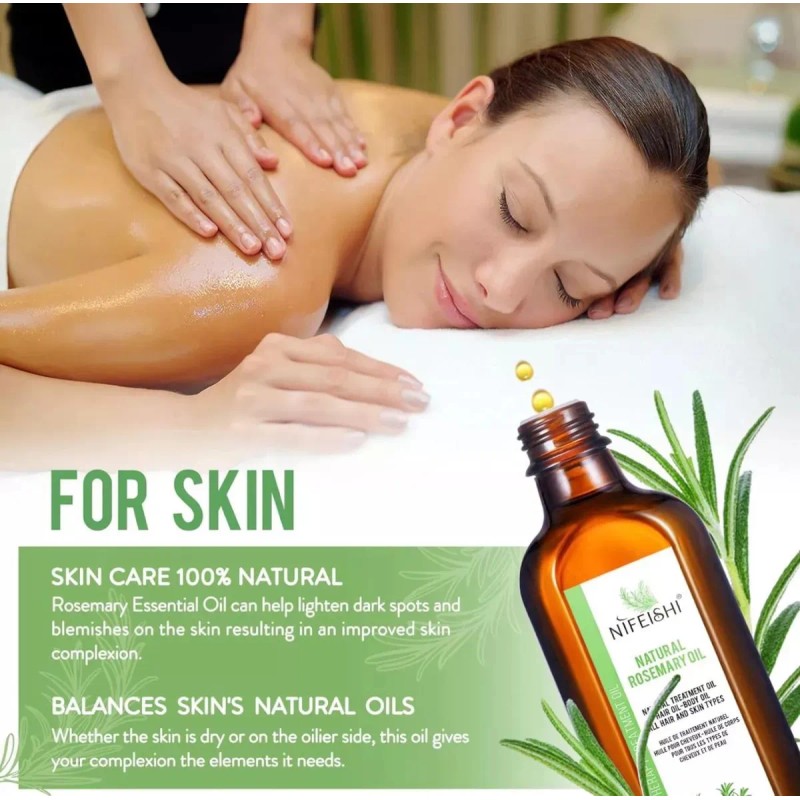 Aceite Fortalecedor Romero Cabello Pestañas Ceja 100% Natura