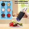 Petyoung Electric Salt and Pepper Grinder Set, Automatic Salt and