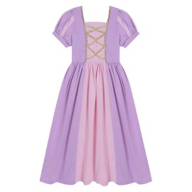 [monoii] Princess Dress Children Rapunzel Dress Kids Princess Dress Girls Princess Dress-up Costume Children Halloween Cosplay Costume e0170