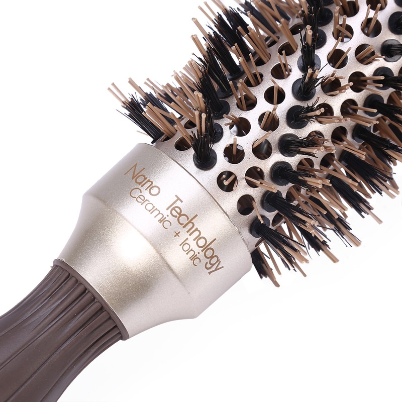 Anti Static Nano Ceramic Ionic Hair Styling Comb with Retractable