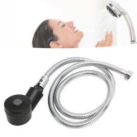 Betued Shampoo Bowl Sprayer Head and Hose Set, 2 Gang Anti Splash, Salon & Spa