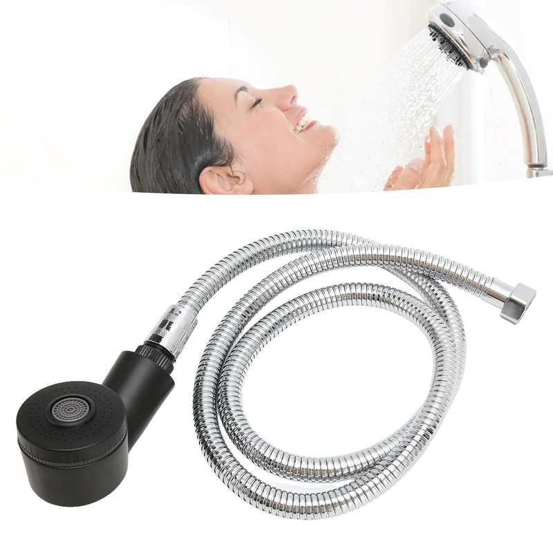 Betued Shampoo Bowl Sprayer Head and Hose Set, 2 Gang