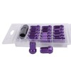 [Partools] Lock Nuts Purple Car Tire Wheel Nuts M12 Short
