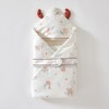 Newborn Thick Baby Swaddle Blanket for Infants 90x90 - Jungle Cover 3ea