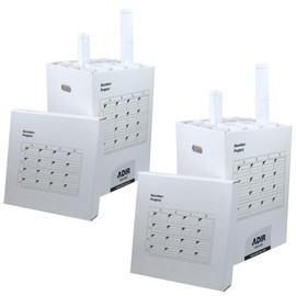 Adir 2 Pack of Cardboard Roll File Storage Organizer - Vertical File Sorter - Blueprint, Poster, Plans, Gift Wrap, And Map Holder Station-16 Slots (for Rolls up to 25 Inches Long)