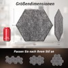 Hexagon Akustikplatten selbstklebend 48 St√ºcke, TONOR Schallabsorber Schallschutz mit Hochdichte
