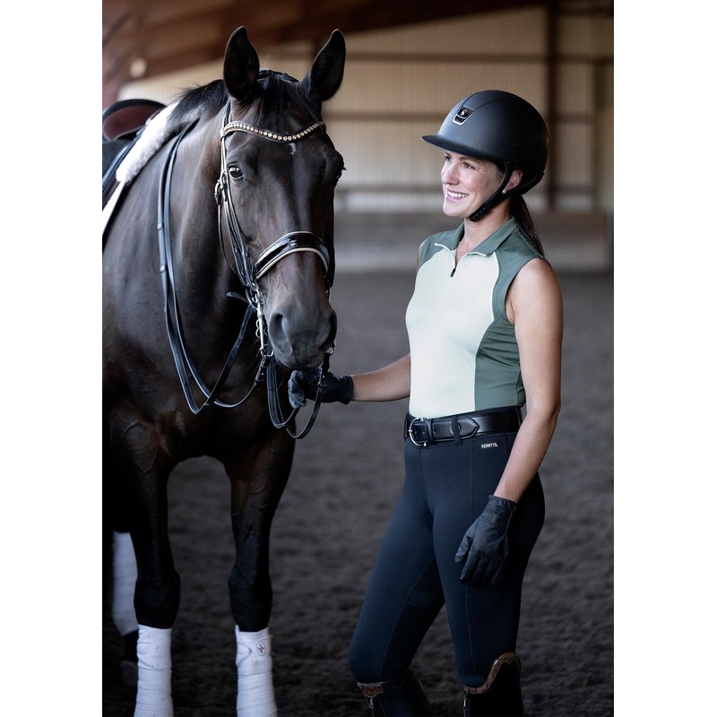 Kerrits Charisma Coolcore Sleeveless Shirt - Solid Seasalt Size: S