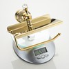 Gold Crystal Tissue Roll Paper Holder with Storage,Toilet Paper Holder