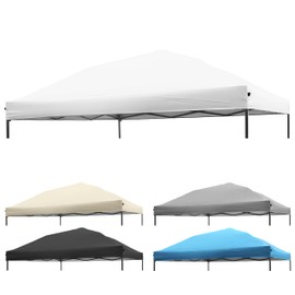 8x8 Canopy Replacement Top, Replacement Cover for 8x8 Pop Up Canopy Tent (Top Cover Only) White