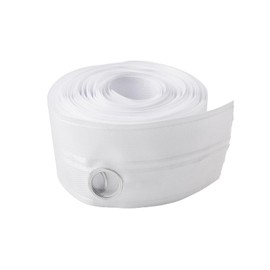 INCREWAY 10m Curtain Tape Eyelet Tape with Small Hole Diameter 22mm for Perforated Curtains DIY Decoration White