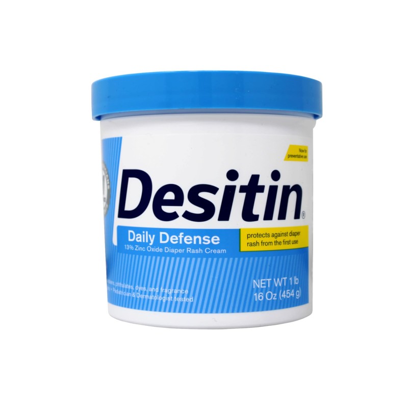 Desitin Rapid Relief Creamy Jar, 16-ounce, Relieves Diaper Rash Discomfort,