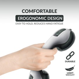 Ruler Grip with Double Suction Cups | Non-Slip Handle for Quilting Rulers | Added Safety & Cutting Accuracy | Ideal for Seniors & Crafters | No Tools Needed