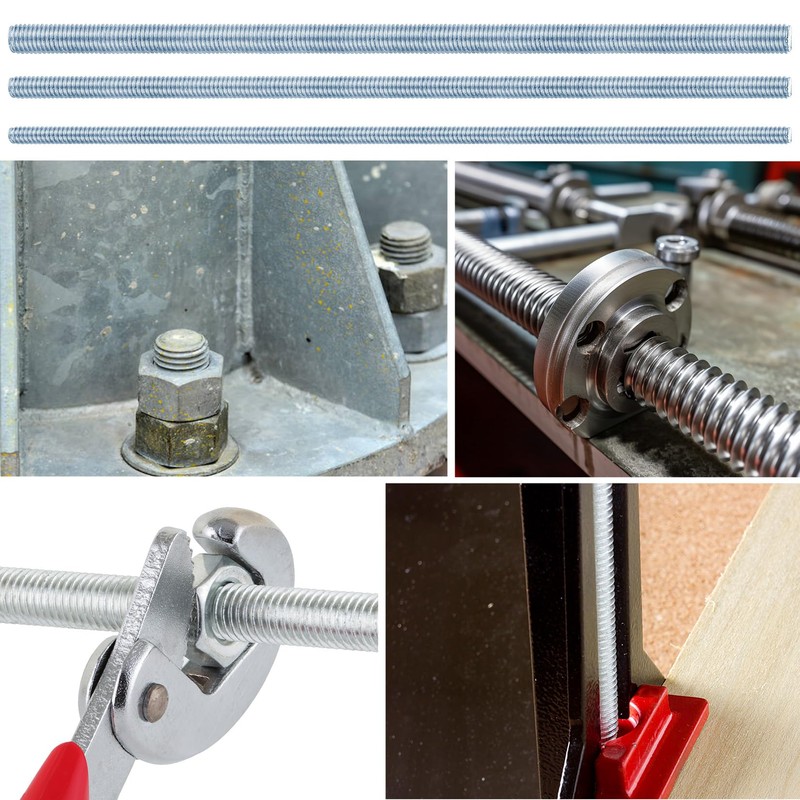 M10 Fully Threaded Rods & Studs, Threaded Bars, Blue Zinc