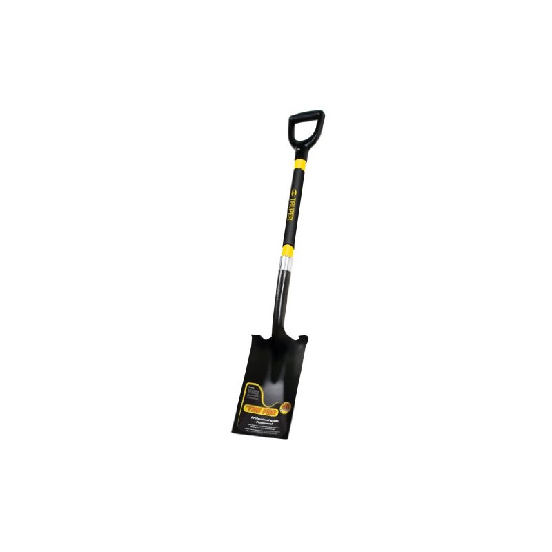 Truper 31202 Tru Pro Garden Spade, Fiberglass D-Handle, 29-Inch
