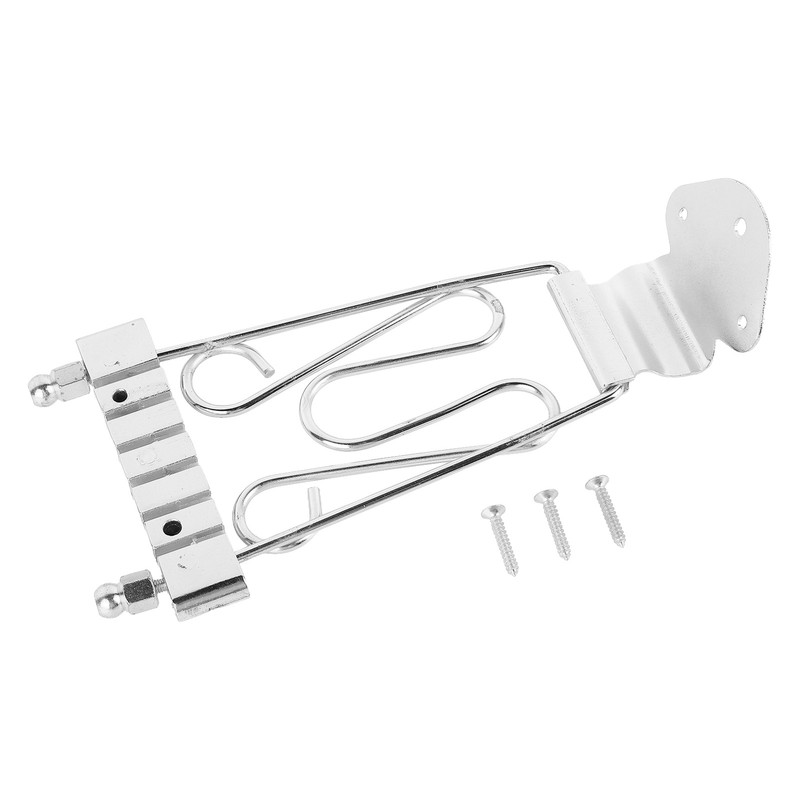 Bass Bridge Tailpiece Zinc Alloy 6 String Electric Bass Bridge