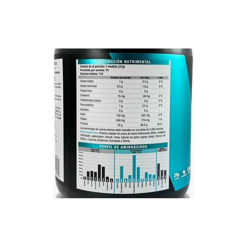Myo-vector Iso Zero Carbs 5 Lbs Cappuccino Sin Lactosa