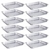 MEMOFYND 12-Piece Aluminium Foil Baking Tray, Aluminium Foil Baking Tray,
