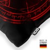 VOID Red Circle Pillow Case Cushion Cover Polyester Waterproof Outdoor