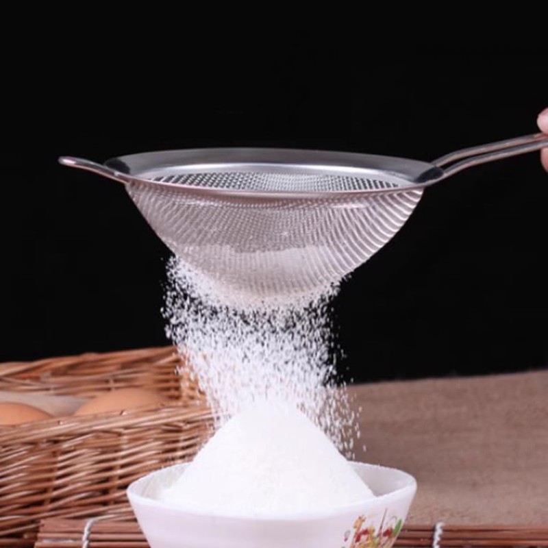 Stainless Steel Strainer 8CM Fine Mesh Strainer with Long Handle
