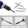 Treki Screw Extractor Drill Bit Set，10pcs 1/4" Hex Shank Easy