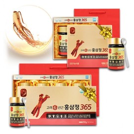 Hansamsu 6-Year-Old Korean Red Ginseng Extract 365 Gift Set 365 (4 Bottles)