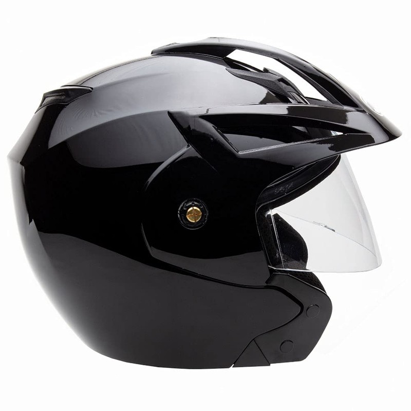 MMG (Model 20) Motorcycle Open Face Helmet DOT Street Legal