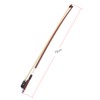Well-balanced Octagonal Brazilwood 4/4 Cello Bow Horsehair Round Stick Ebony