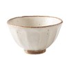 Koyo Pottery 40321 Rice Bowl, Japanese Tableware, Chamfered Rice Bowl,