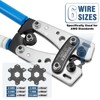 Tivorex Battery Cable Wire Lug Crimping Tool for AWG 8-1/0