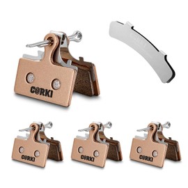 Corki Cycles Brake Pads 4 Pairs for Shimano XT Br-M8000 M785 XTR M9000 M9020 M987 M988 M985 SLX M7000 M675 M666 Deore M615 RS785 R785 CX75 R515 R315 R317 R517 Alfine S700