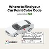 TouchUpDirect YZ/Z1/M6887 Oxford White Compatible with Ford Exact Match Touch