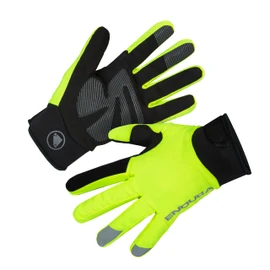 Endura Women's Strike Long Finger Gloves, Hi-Viz Yellow, M