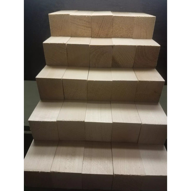 Basswood Carving Wood Blocks Craft Lumber KILN DRIED 2"×2" misc