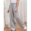 COZYEASE Girl's Wide Leg Sweatpants Elastic Waist Drawstring Straight Leg