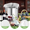 Brew Bags Reusable 46x40cm, Straining Bag with Fine Mesh and