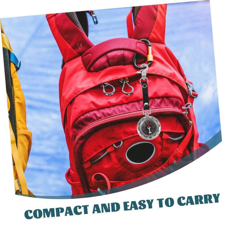 WHAMVOX Climbing Tool Compass Keyring Portable Digital Compass Outdoor Accessory