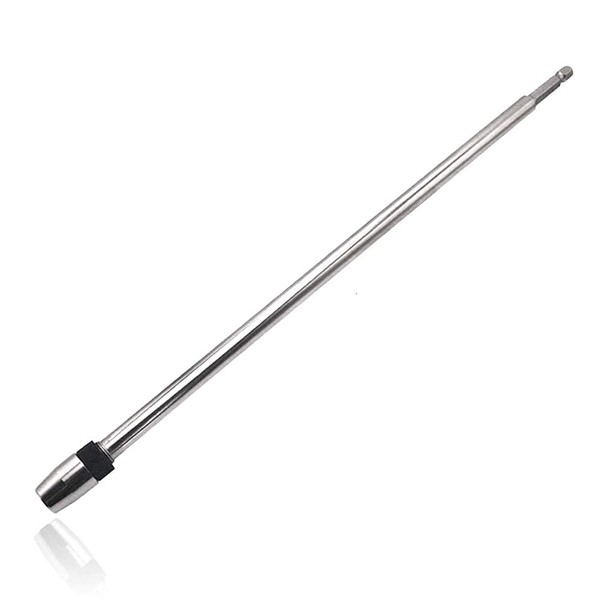 Bestgle 12-Inch Long Magnetic Screwdriver Bit Holder 1/4 Inch Hex Shank Quick Change Bit Extension Bar for Screws Nuts Drill Hand-held Driver