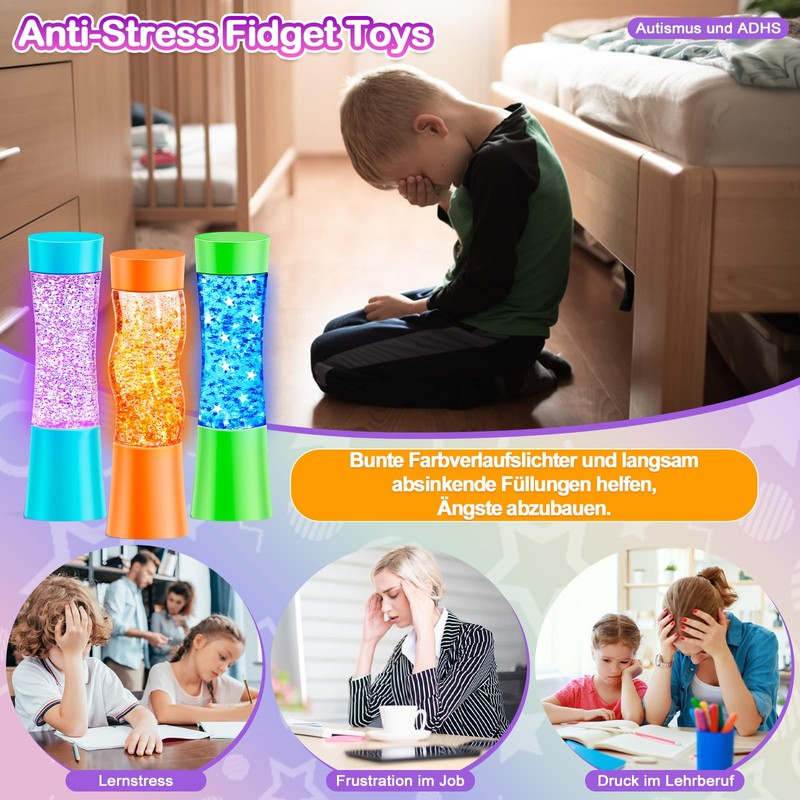 NYOBABE Pack of 3 Luminous Sensory Toys