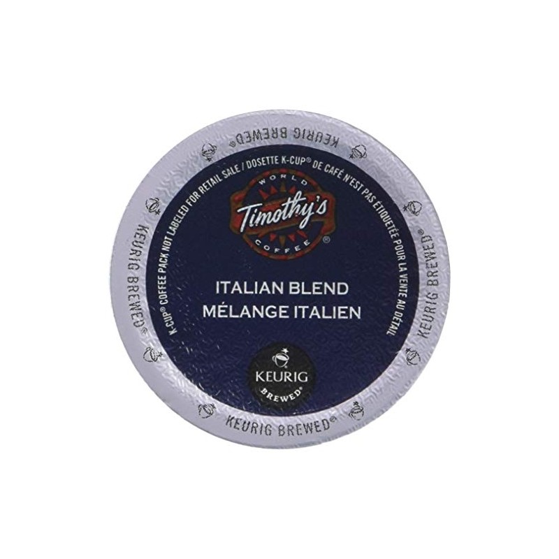 Timothy's World Coffee Italian Blend K-Cup Coffee