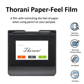 Pack of 2 Paper-Feel Signature Film for Stepover NaturaSign Pad Classic - Matte TPU Film for Writing Like on Paper