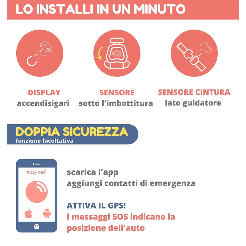 Baby Bell Plus 100% Universal Expandable Car Seat - Works