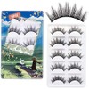 ICYCHEER False Eyelashes, 3D False Eyelashes, Reusable, Long, Thick Eyelashes