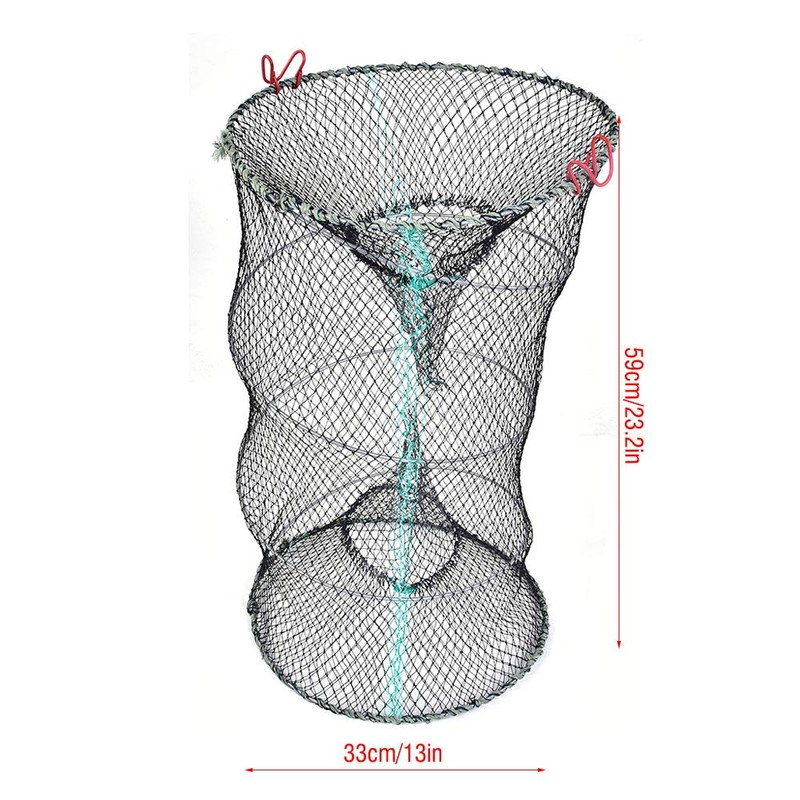 3 Sizes Foldable Lobster Crayfish Crab Crawfish Shrimp Fish Trap