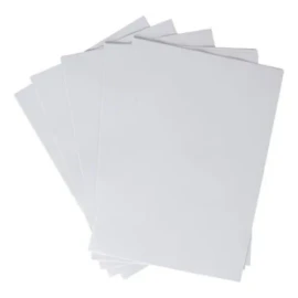 5 Paquetes Papel Fotográfico Glossy Carta 160gr 100 Hojas Color Blanco