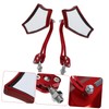 BUGUUYO 1set Motorcycle Rearview Mirrors High Definition Safety Mirrors for