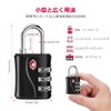 ZHEGE TSA Lock, 3 Digit Dial Padlock, PIN Code, Overseas