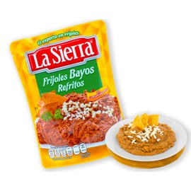 La Sierra Light Bean Pour 430 g - Fried Beans Ready to Serve, Mexican Baked Beans, Bean Paste
