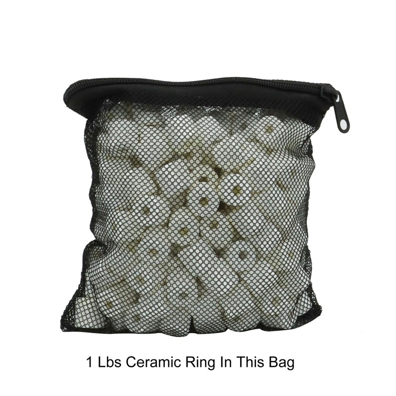 ALEGI 10 pcs Aquarium Filter Media Bags with Zipper, Mesh