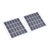 2 Pcs Portable Solar Panel 2W 6V Mini Solar Cells